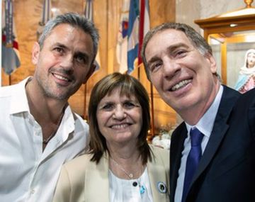 Martín Menem, Patricia Bullrich y Diego Santilli.