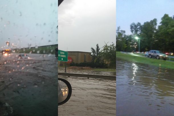 Panamericana inundada