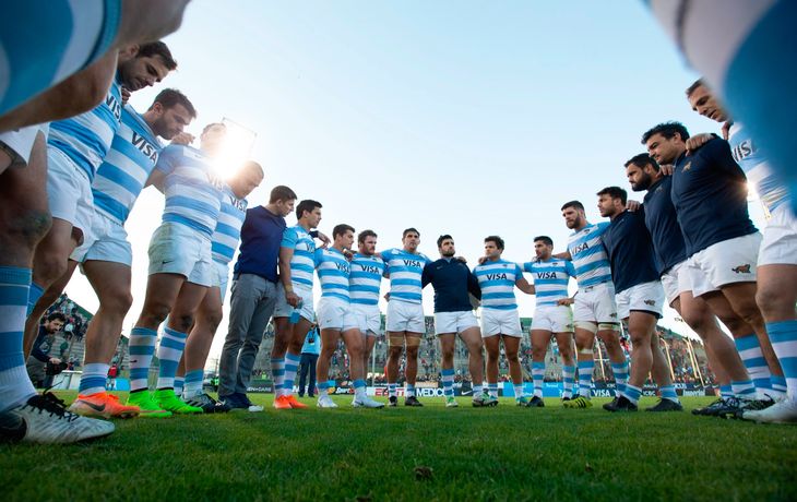 El plantel de Los Pumas