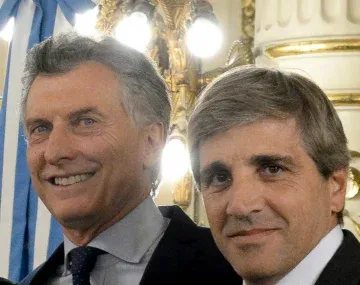 Mauricio Macri y Luis Caputo