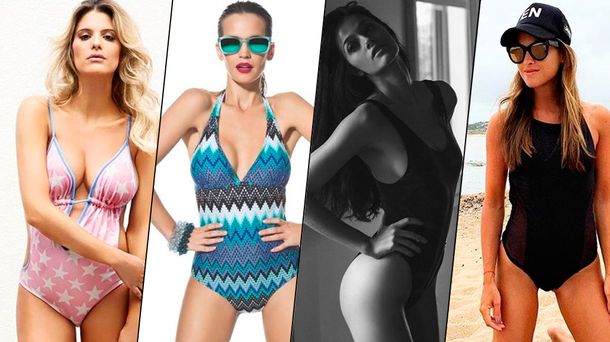 Volvió la malla enteriza: las famosas que dejan la bikini de lado