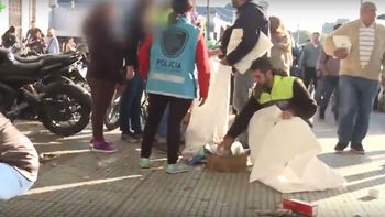 La Policía de la Ciudad desalojó a puesteros de la zona de Retiro La Policía de la Ciudad desalojó a puesteros de la zona de Retiro