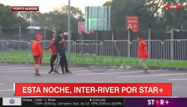 Tensión en Brasil: hinchas de Inter quisieron agredir a los de River