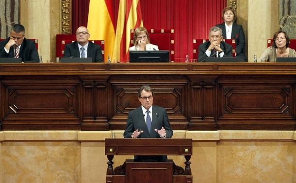 El Parlamento catalán aprobó el plebiscito para la autonomía