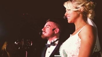 La falsa boda de Ailén Bechara y Fede Bal. La falsa boda de Ailén Bechara y Fede Bal.