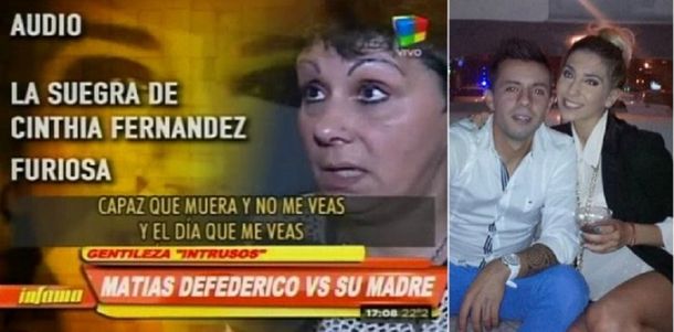 La madre de Defederico ataca: Con Cinthia viven en un rancho lleno de mugre