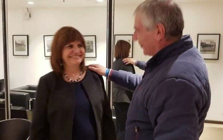 Patricia Bullrich y Gustavo Bruzzone