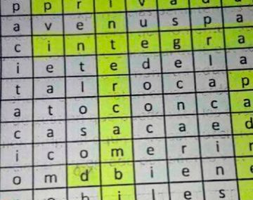 Escándalo por un profesor que dio a sus alumnos un crucigrama que dice Macri gato