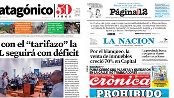 Tapas de diarios del 25 de marzo de 2017