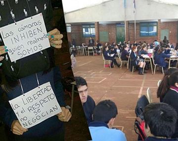 Pusieron cámaras y micrófonos en las aulas de un colegio