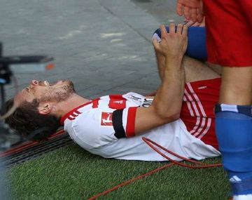 Nicolai Muller se lesionó festejando un gol