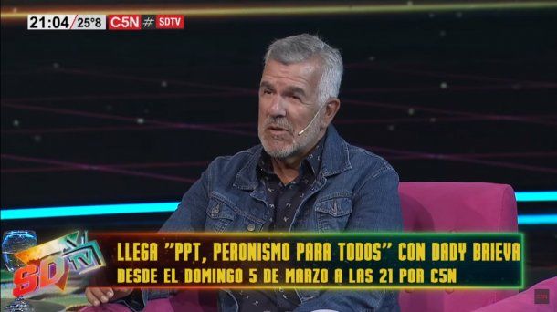 Dady Brieva adelantó cómo será Peronismo Para Todos