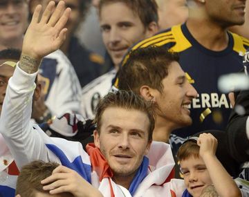 David Beckham se retiró del fútbol de EEUU con otro título