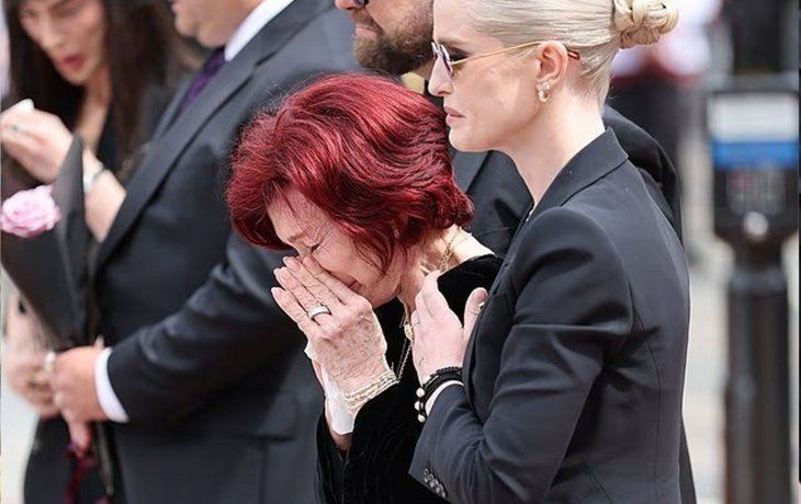 Sharon no pudo contener las lágrimas en el adiós definitivo a Ozzy Osbourne