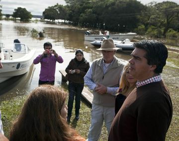 El Gobierno confirmó que hay 841 familias evacuadas por la crecida del río Paraná