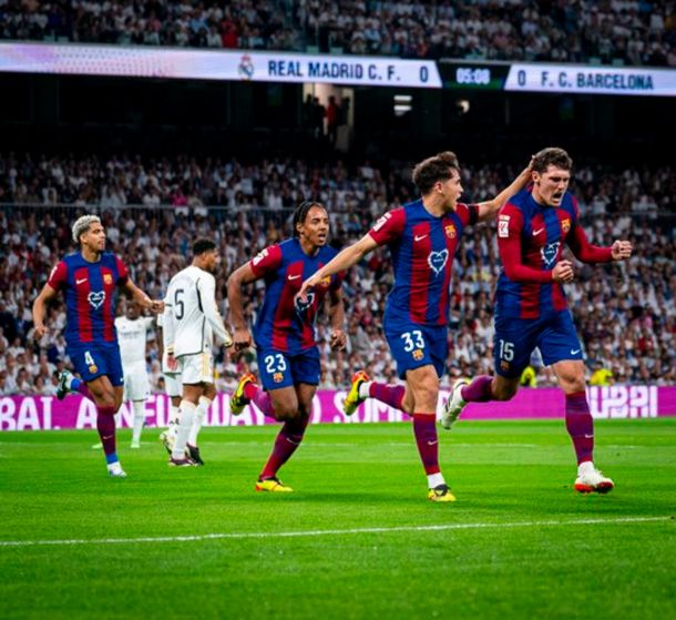 Real Madrid le ganó de manera agónica 3-2 al Barcelona