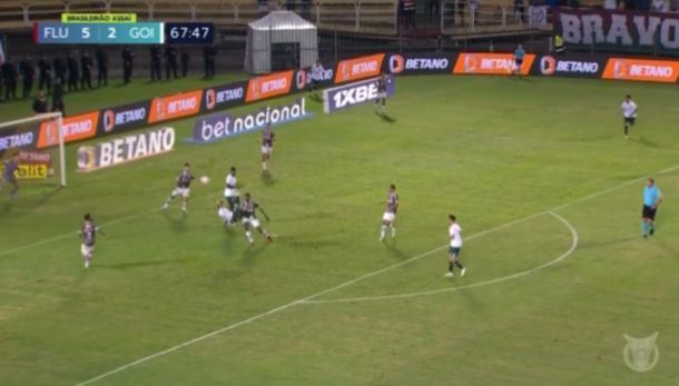 El golazo de Julián Palacios en la derrota de Goiás ante Fluminense