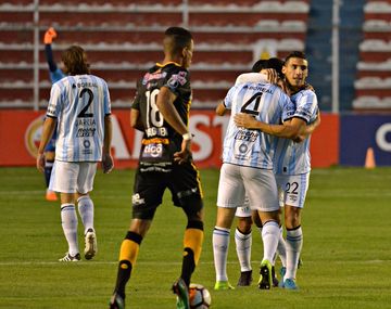 Atlético Tucumán festeja su histórico triunfo en la Copa Libertadores