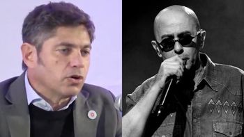 Axel Kicillof se emocionó al despedir a Indio Solari en la Universidad de La Plata