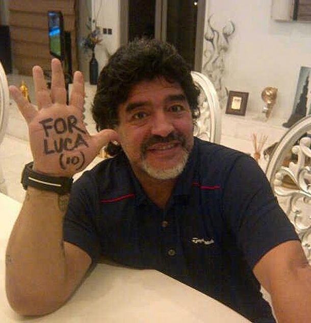 Tuve un hijo y es lo más lindo, dijo Diego Maradona