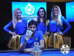 Carlos Leiva se consagró campeón del Circuito Argentino de Poker