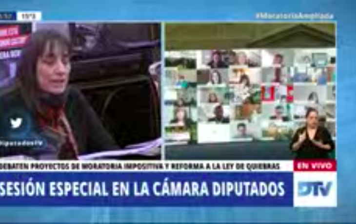 VIVO: Diputados Diputados trata la moratoria impositiva y la reforma de la Ley de Quiebras