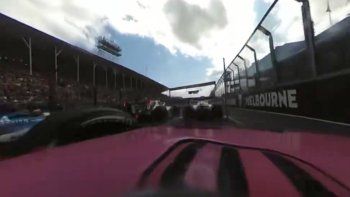 El video inédito de la destacada maniobra de Colapinto en la largada del GP de Australia