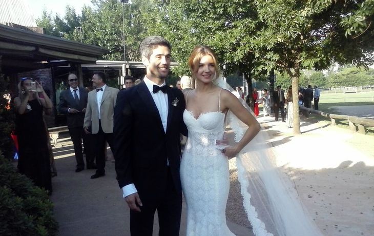 Marcela Kloosterboer y su marido