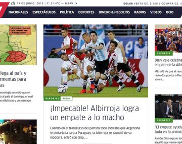Así vivieron los medios paraguayos la igualdad de su seleccionado