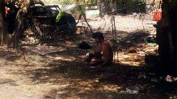 El terrible estado en que se encuentra el joven El terrible estado en que se encuentra el joven