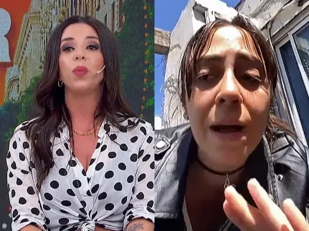 Tenso momento: Nai Awada abandonó un móvil en vivo tras una discusión con Pochi