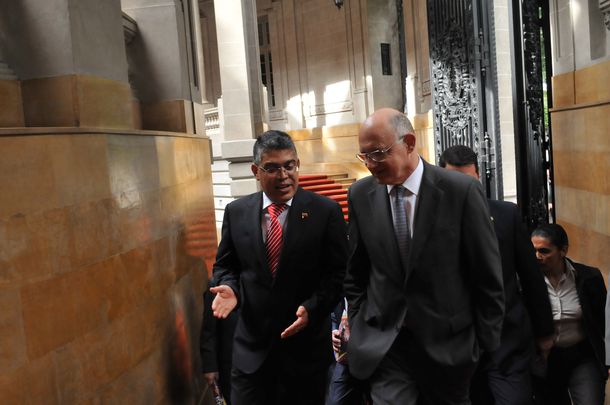 De cara al encuentro de Unasur, Timerman y Jaua se reunieron en Santiago