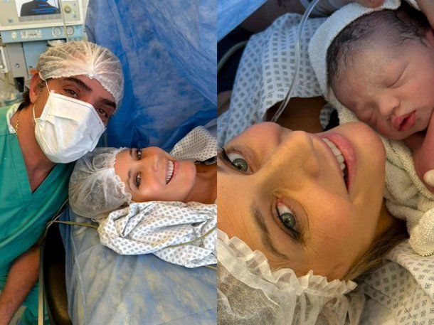 Gran momento: nació el primer hijo de Rocío Marengo y Eduardo Fort.