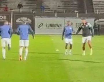 Racing: la entrada en calor de Cardona que es viral en redes