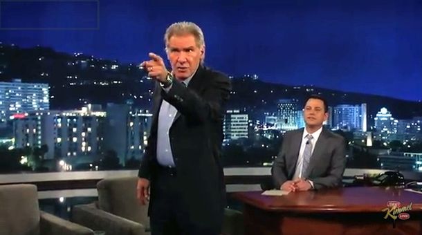 Harrison Ford se fue furioso de una entrevista en televisión