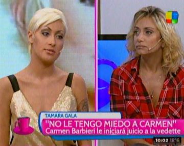 Pelea en vivo: Andrea Ghidone cuestionó a Tamara Gala por el supuesto embarazo que perdió