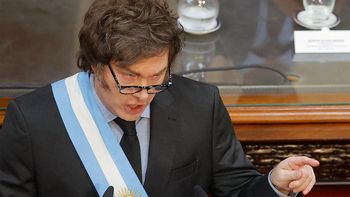 Javier Milei en el Congreso. Javier Milei en el Congreso.
