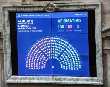Qué diputados votaron en contra de la eliminación de Ganancias