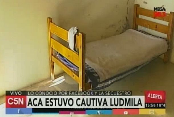 VIDEO: en esta pensión estuvo cautiva Ludmila