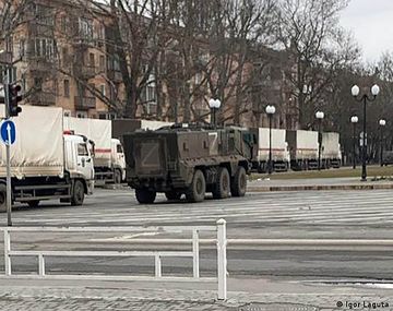 Ucrania acusa de organizar una puesta en escena a Rusia en una ciudad ocupada