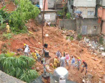 Brasil: al menos 21 muertos por aludes e inundaciones en San Pablo