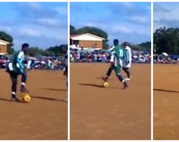 Ideal para Ruggeri: mirá al futbolista más canchero del mundo