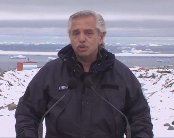 Alberto Fernández en la Antártida: su discurso por cadena nacional