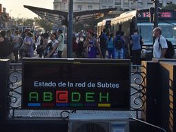 Este lunes habrá un paro parcial de la línea C de subte Este lunes habrá un paro parcial de la línea C de subte