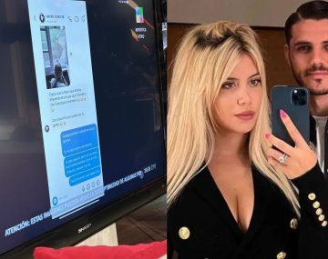 De Brito mostró el video comprometedor de Wanda que le envió Icardi