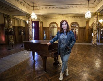 La visita de Cristina Kirchner a la Confitería Del Molino