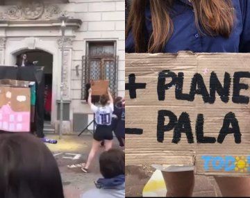 Olavarría: estudiantes hicieron una parodia de Cristina y se burlaron de los planeros 