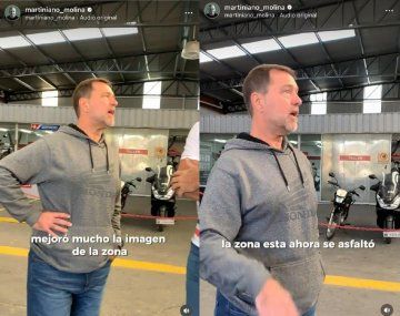 Papelón de Martiniano Molina: publicó una charla con un vecino que le destacó obras que hizo Mendoza