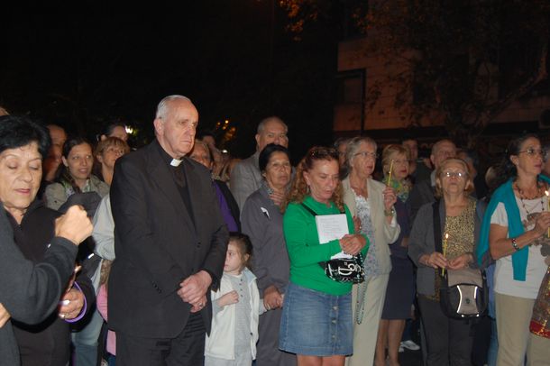 Años atrás el actual papa Francisco encabezó la tradicional procesión