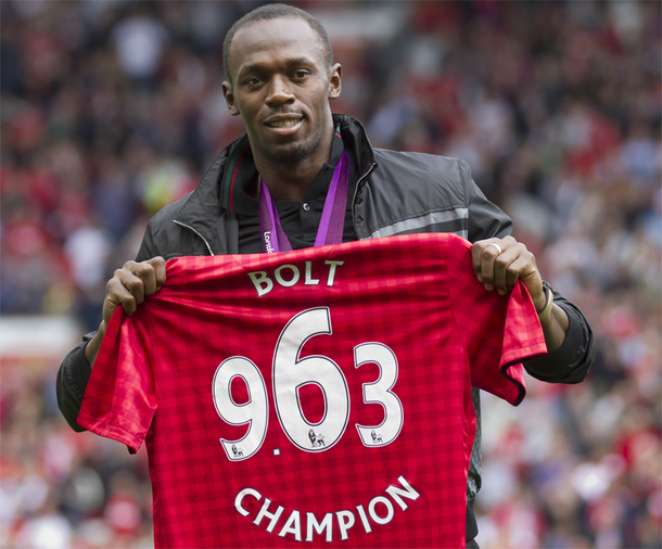 Usain Bolt jugará para el Manchester United